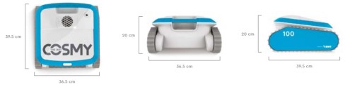 Робот-пылесос для бассейна Cosmy 150 BWT для нижней части стены