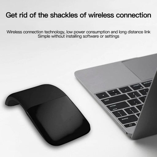 Беспроводная складная дорожная мышь Ergonomic Plu