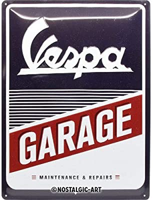 ПОСТЕРБОР Металлический 30х40 VESPA GARAGE