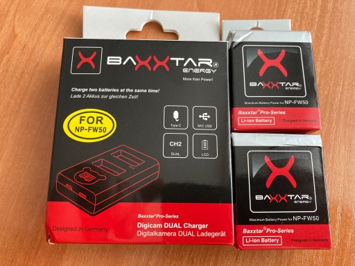Аккумулятор Mini 18592 Baxxtar 2665 NP-FW50 Sony