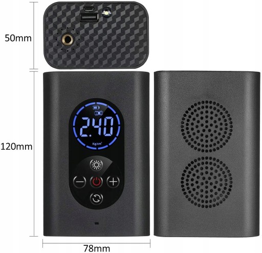 ЭЛЕКТРИЧЕСКИЙ НАСОС ДЛЯ АВТОМОБИЛЬНОГО ВЕЛОСИПЕДА POWERBANK