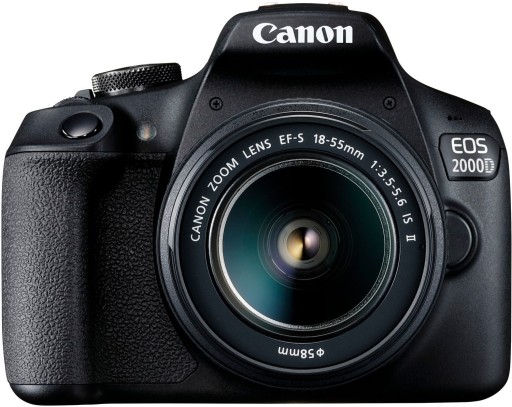 Камера Canon EOS 2000D + объектив EF-S 18-55 IS II