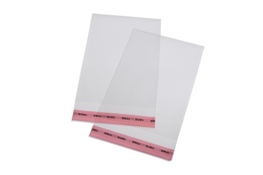 Woreczki celofanowe 7,5x8,5cm 3cm zaklejane 500szt.