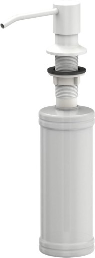 KEIRA Dozownik płynów do zlewozmywaka Obrotowa końcówka 360° 320ml Biały