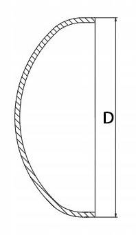 Dennica nierdzewna 406,4x2,9/3 mm zaślepka