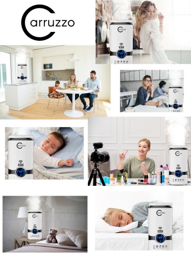 SMART HOME WIFI автоматический увлажнитель воздуха АРОМАТЕРАПИЯ УДАЛЕННЫЕ МАСЛА