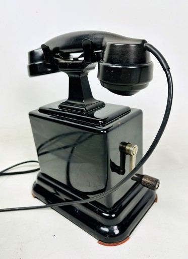 Telefon Unikat XIX XX Antyk Bakelit Ericsson Antyk