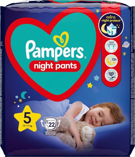 Подгузники Pampers Night Размер 5 22 шт.