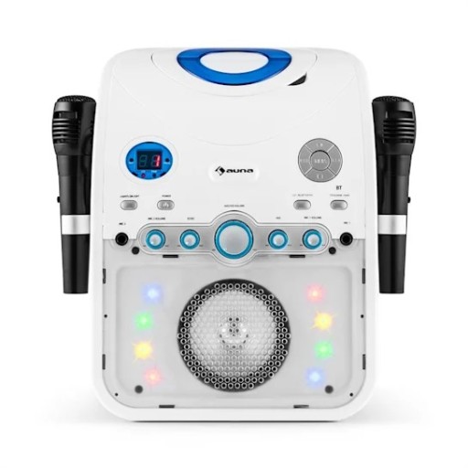 AUNA КАРАОКЕ CD-ПЛЕЕР BLUETOOTH AUX МИКРОФОН