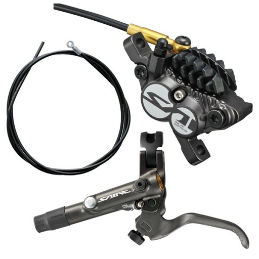 Передний дисковый тормоз Shimano SAINT BR-M820.