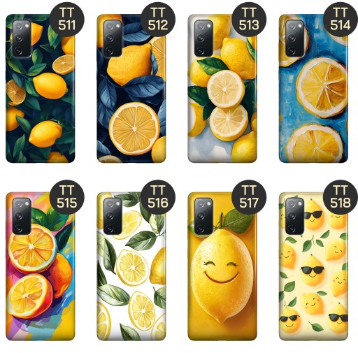 ETUI DO SAMSUNG GALAXY S20 FE / 5G WZORY CYTRYNY CYTRYNKI SMAK LATA CYTRUSY