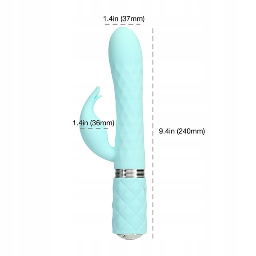 TALK LIVELY WIBRATOR KRÓLICZEK Z ROTACJĄ PILLOW