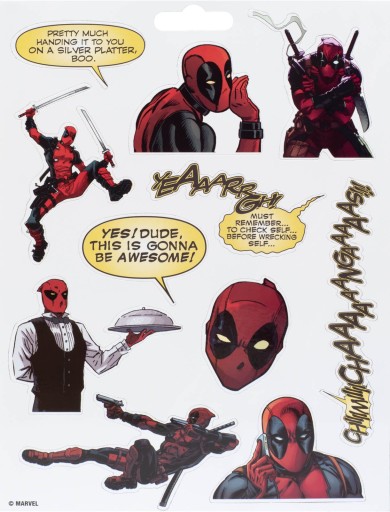 Magnesy dla dzieci na lodówkę Deadpool Marvel