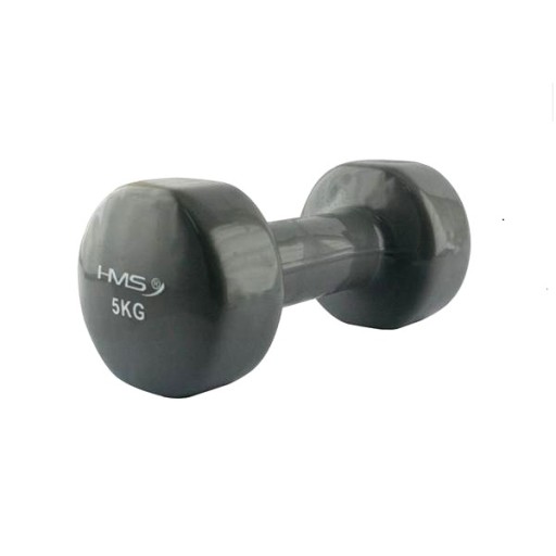 Гантели HMS Cast Iron TRAINING, 5 кг, ТВЕРДЫЙ винил