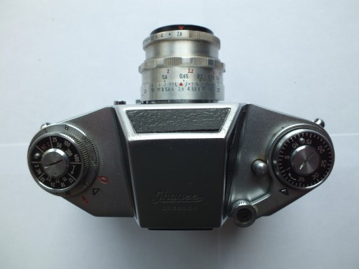EXA II + Tessar 50 мм 1:2,8 Carl Zeiss Jena - рабочий