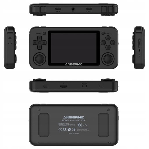 Игровая консоль Anbernic RG351P с IPS-экраном 64 ГБ, емкостью 5000 игр