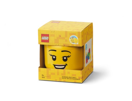 LEGO КОНТЕЙНЕР МАЛЕНЬКАЯ ГОЛОВКА СЧАСТЛИВАЯ ДЕВОЧКА ДЕВОЧКА S 2 Л
