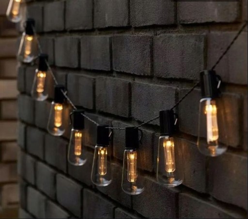СОЛНЕЧНАЯ САДОВАЯ ГИРЛЯНДИЯ 20LED ЛАМПОЧКИ - ЛАМПЫ