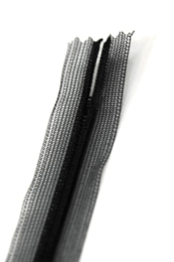 Zamek błyskawiczny kryty transp. C3 25 cm Czarny