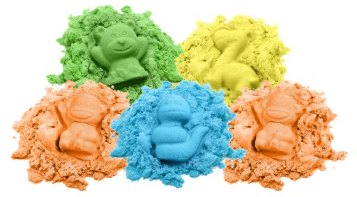 BibiMoon Kinetic Sand 5 кг НАБОР ПЕСОЧНЫХ ЯЩИКОВ ФОРМАТЫ