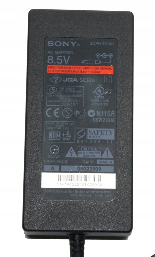 БЛОК ПИТАНИЯ ДЛЯ PS2 SLIM 70000 Sony PlayStation