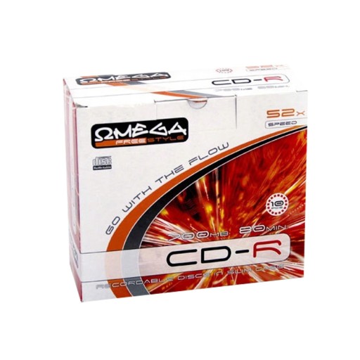 CD-R Omega 700 МБ slim 30 шт.