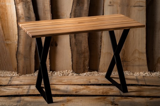 Столешница из массива ясеня, стол-скамейка из ясеня, 110 x 80 x 4 см