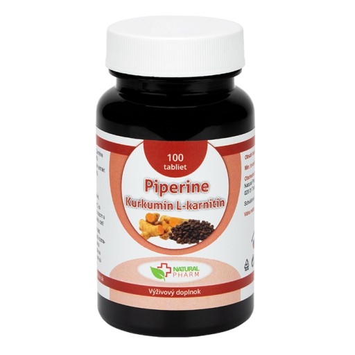 Piperyna + Kurkumina + L-karnityna 100 tabletek