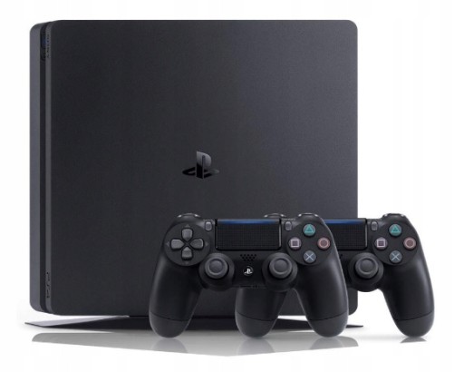 Тонкая консоль Sony PlayStation 4, 1 ТБ/1000 ГБ, 2 планшета