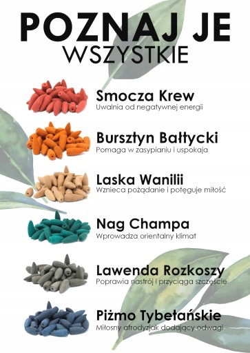 KADZIDEŁKA 60szt. + ORYGINALNY Kominek Zapachowy Aromaholik CERAMIKA