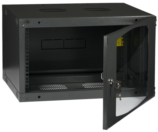 Szafa RACK wisząca MONITORING CCTV R19-6U/450/2S