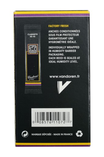 Трость для кларнета Bb 2.5 Vandoren 56 Rue Lepic CR5025