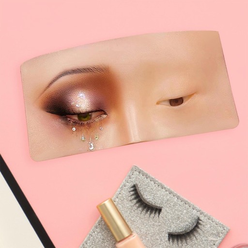 Силиконовая тренировочная доска «Bionic Skin Face Model» многоразового использования для макияжа лица и глаз