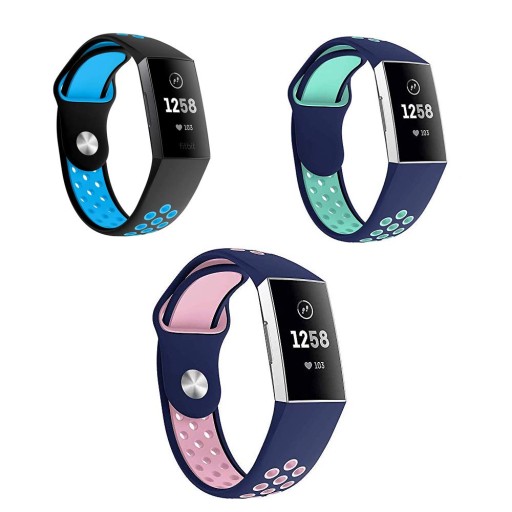 3 СИЛИКОНОВЫХ РЕМЕШКА FITBIT CHARGE, 3 РАЗМЕРА. л