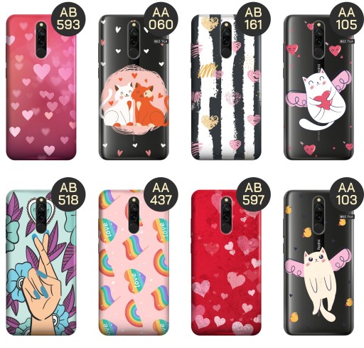 ЧЕХОЛ ДЛЯ XIAOMI REDMI 8 LOVE PATTERNS