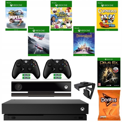 XBOX ONE X 1 ТБ/1000 ГБ+ 6 игр + НАБОР KINECT