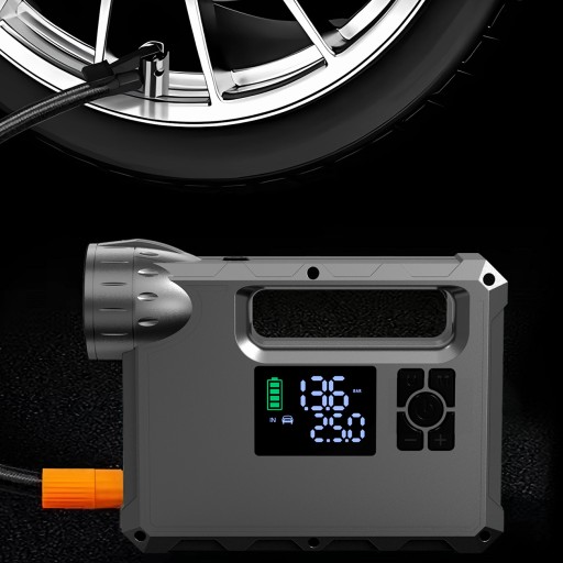 CHOETECH JUMP STARTER БУСТЕРНЫЙ КОМПРЕССОРНЫЙ НАСОС POWERBANK 8000 мАч ФАКЕЛ