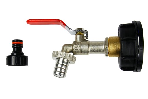 Сливной кран Крышка 3/4 Клапан Маузера IBC TANK 1000L Гайка-соединитель