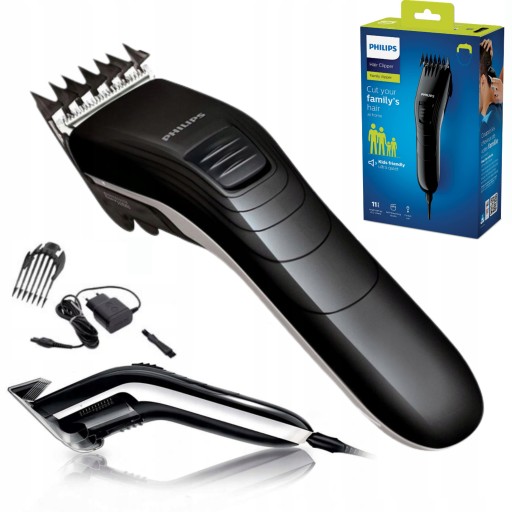 СТРИЦА ДЛЯ ВОЛОС БРИТВА Philips Машинка для стрижки волос с бесшумным подключением к сети