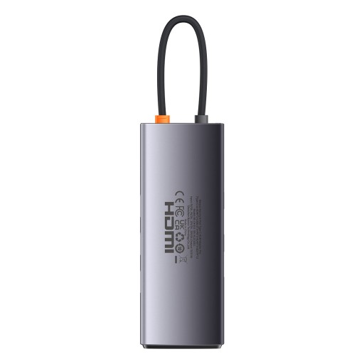 Адаптер BASEUS HUB 8in1 Type C — 3x USB3.0 PD Адаптер HDMI RJ45 SD/TF