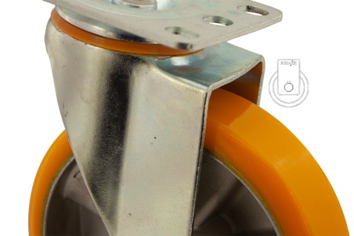 13HALPU125K2 Полка на тележке Wheel fi125, комплект из 4 шт.