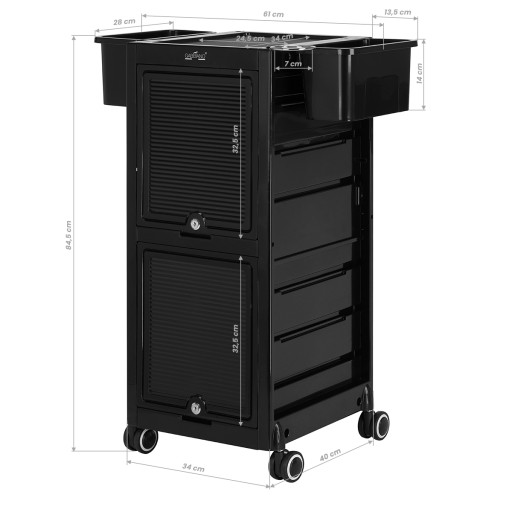Gabbiano помощник парикмахера 68C черный