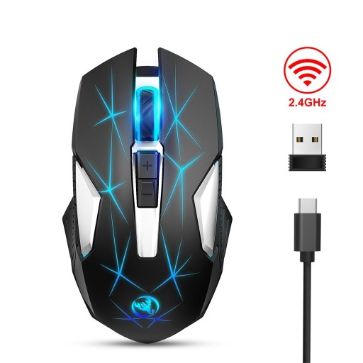 Встроенная беспроводная игровая мышь 2,4G k