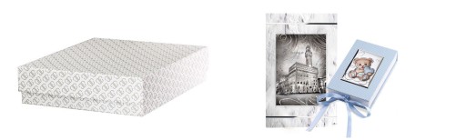 Srebrny kolorowy obraz 9,6x13cm grawer na chrzest prezent Chrzest Komunia