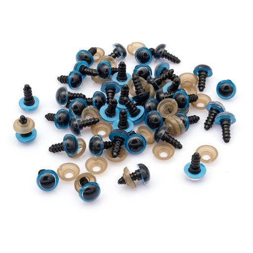 Oczy Bezpieczne dla Zabawek Plastik 14mm 40szt