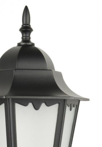 Głowica do lampy ogrodowej czarna RETRO CLASSIC II