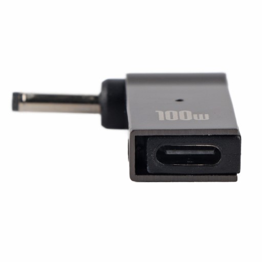 Тип C женский адаптер USB-DC pd чип быстрой зарядки коленчатый дизайн компактный