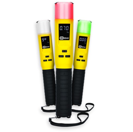 Полицейский алкотестер iBlow Promiler с дисплеем