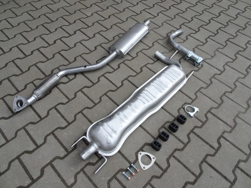 Комплект глушителя Opel Zafira 1.6 16V CNG с 2006 г.в.