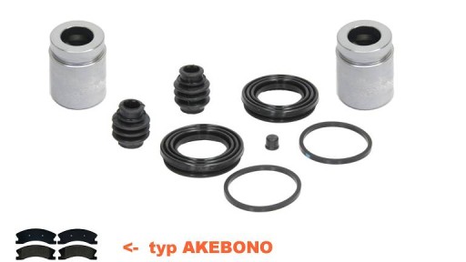ПОРШНИ СУППОРТА AKEBONO JEEP GRAND CHEROKEE WJ 01-
